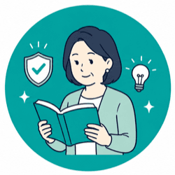 はじめてのAIを学ぶ人のイラスト